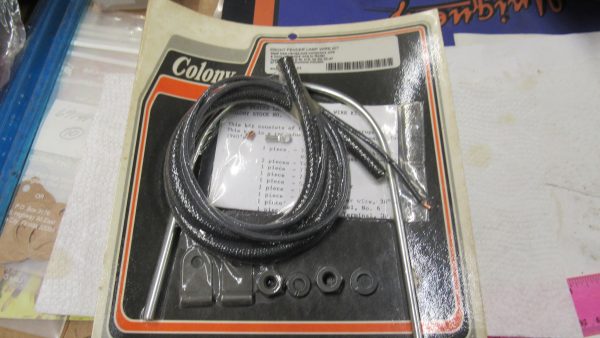 Harley Knucklehead, Flathead Front Fender Lamp Wire Kit. 1935-47.