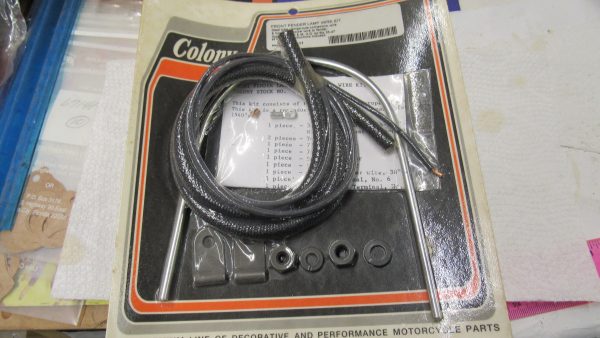 Harley Knucklehead, Flathead Front Fender Lamp Wire Kit. 1935-47. - Image 5