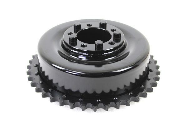 Harley 45 Flathead WL,WLA,WLC, Rear Brake Drum with Sprocket. 1941-52. P/N 41401-41 - Image 3