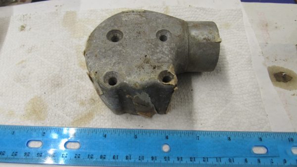 **USED**Harley 45 Flathead Military Linkert Air Filter Nose. 1941-UP. P/N 1406-41M Or 29070-41