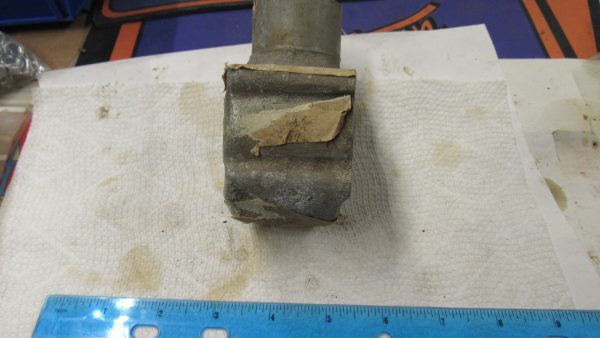 **USED**Harley 45 Flathead Military Linkert Air Filter Nose. 1941-UP. P/N 1406-41M Or 29070-41 - Image 9