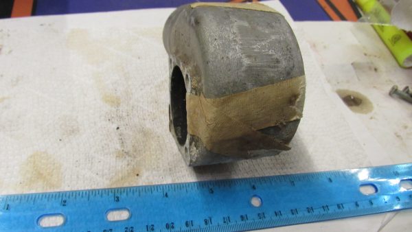 **USED**Harley 45 Flathead Military Linkert Air Filter Nose. 1941-UP. P/N 1406-41M Or 29070-41 - Image 4