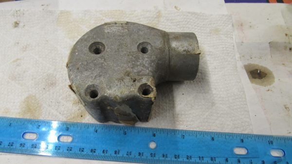 **USED**Harley 45 Flathead Military Linkert Air Filter Nose. 1941-UP. P/N 1406-41M Or 29070-41 - Image 2