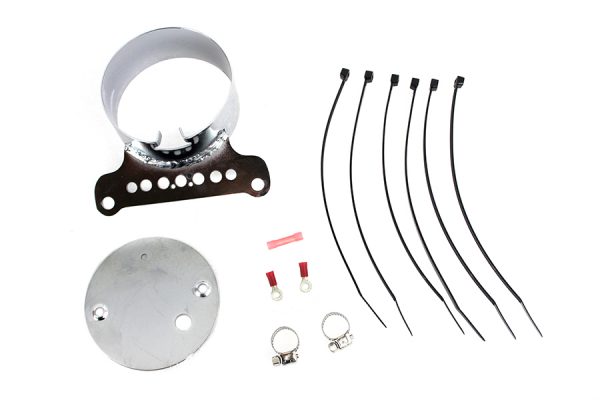 Harley XL, FXD Single Gauge Mount Bracket Chrome. 1995-2005. P/N 67293-95 - Image 5