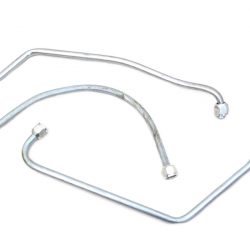 Harley Panhead Oil Line Set Without Filter. * Zicad Plated* 1949-57.
