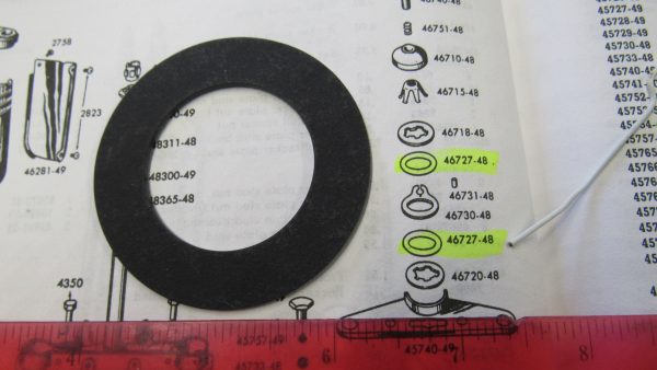 Harley Panhead Fork Damper Friction Gaskets. 1949-59. P/N 46727-48 - Image 2