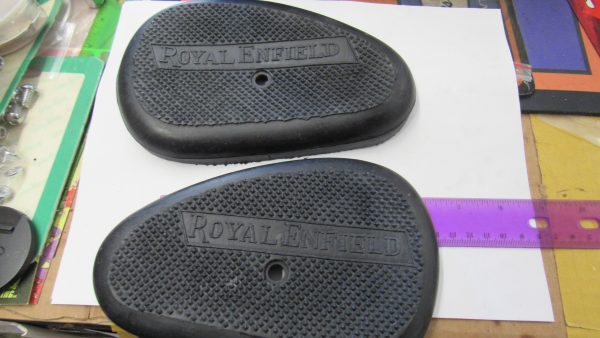Royal Enfield Tank Rubber Knee Pad Set.