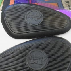 Matchless Tank Rubber Knee Pad Set.