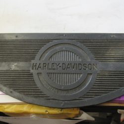Vintage Style Harley,Knuckle,Flathead,Pan Footboard Rubber Insert. "ONLY ONE" "Half Moon" 1940-65 *With Script*