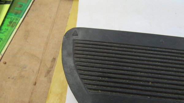 Vintage Style Harley,Knuckle,Flathead,Pan Footboard Rubber Insert. "ONLY ONE" "Half Moon" 1940-65 *With Script* - Image 5