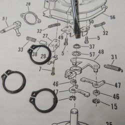 Harley Sportster, Shovelhead Transmission Shifter Cam Retaining Ring. 1952-90. P/N 34040-52