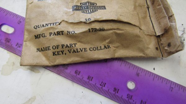 Harley Davidson 45 Flathead, Sportster Valve Keys "NOS". P/N 18228-30 or Old #172-30 - Image 2