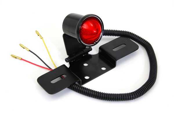 Choppers, Bobbers, Customs *BLACK* Universal LED Tail Lamp Assembly.