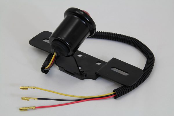 Choppers, Bobbers, Customs *BLACK* Universal LED Tail Lamp Assembly. - Image 2
