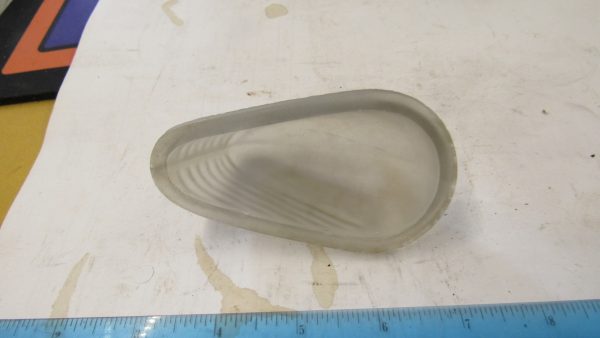 Harley Knuckle, Pan, Flathead Front Fender Glass Lamp Lens. 1935-48.  P/N 68455-35 - Image 9
