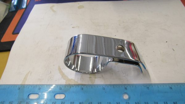 Harley 45 Flathead Solo & Servi-Car Exhaust Clamp.**Chrome** 1936-73. P/N 65278-36 - Image 2