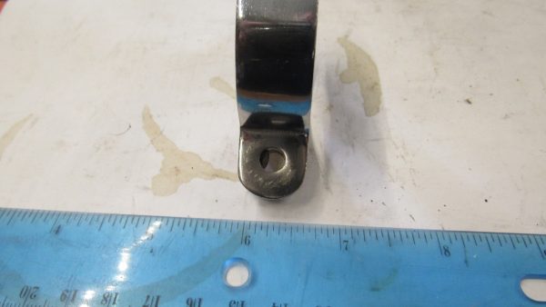 Harley Big Twin, Sportsters, ,Triumph, Honda, BSA 1 3/4" Chrome Exhaust Pipe Clamp - Image 3
