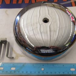 Harley Big Twin ,45 Flathead, 7" Smooth Center Screw Air Cleaner.1941-65