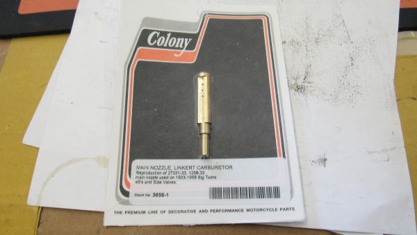 Harley Big Twins & Flatheads Linkert Carburetor Main Nozzle. 1933-58. P/N 27331-33
