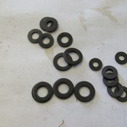 Bulk Parkerized Hardware.  5/16" -Parkerized Flat Washers. **QTY 50**