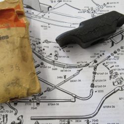 Genuine Harley Knuckle, Pan Side Car Upper Connection Bracket. *NOS* 1936-57. P/N 87128-36
