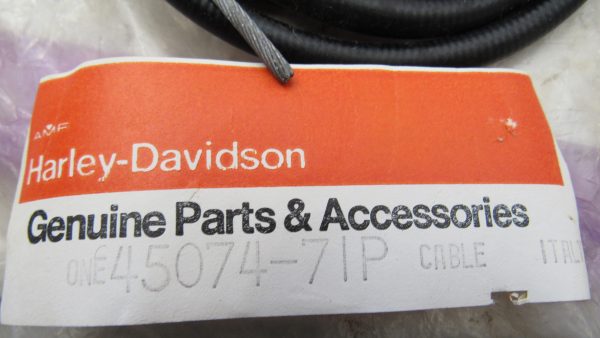 Genuine Harley Aermacchi Rapido (1972-75) Sprint SS (1972) SX (1971-72) Brake Cable  P/N 45074-71P - Image 3