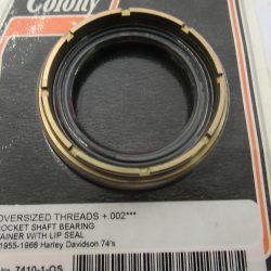 Harley Panhead,Shovelhead Sprocket Shaft Nut with Seal:1955-68 P/N 24031-55 **OVERSIZE THREADS +.002
