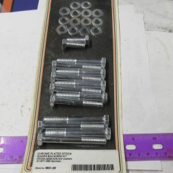 Harley Sportster Chrome Rocker Box Screw Kit. 1977-85.