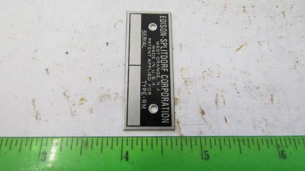 Harley, J, JD VL Indian Edison-Splitdorf Magneto Identification Tag - Image 2