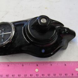 Vintage BSA Matchless AJS Triumph Lucas Style Headlight Switch Panel & Amp Meter