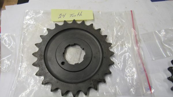 Vintage Indian Motorcycle Chief, Scout Tranny Sprocket 24 Tooth. Fits 1936-1953 Models. P/N 38038