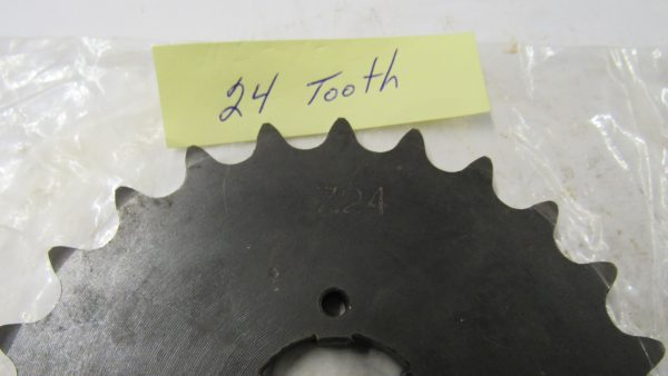Vintage Indian Motorcycle Chief, Scout Tranny Sprocket 24 Tooth. Fits 1936-1953 Models. P/N 38038 - Image 3