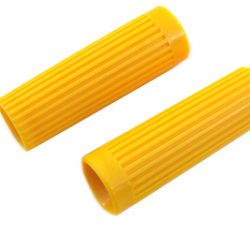 Harley Panhead,Sportsters,Shovelheads Yellow Grip Set Original Rib Style. 1962-72.