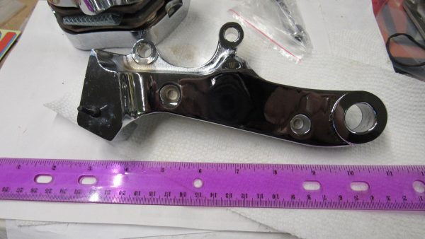 Harley Twin-Cam Softail Rear Brake Caliper & Bracket. 2006-07. P/N 40908-06 & 42895-06 - Image 11