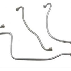 Harley Panhead Oil Filter Line Set without Filter. 1958-64 *Zincad Plated**