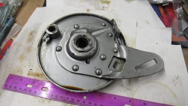 **USED**Harley 45 Flathead  Rear Brake Backing Plate.1941-52 P/N 41647-41