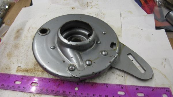 **USED**Harley 45 Flathead  Rear Brake Backing Plate.1941-52 P/N 41647-41 - Image 6