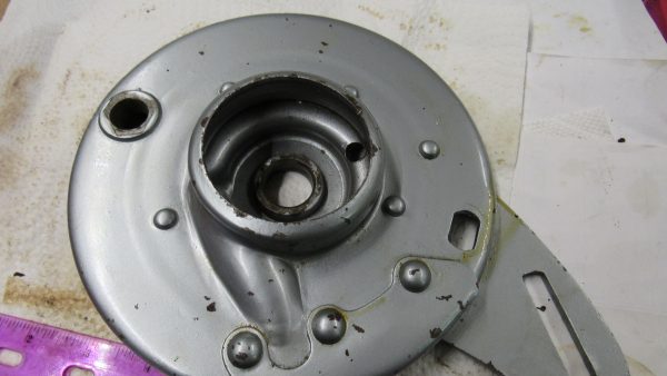 **USED**Harley 45 Flathead  Rear Brake Backing Plate.1941-52 P/N 41647-41 - Image 5