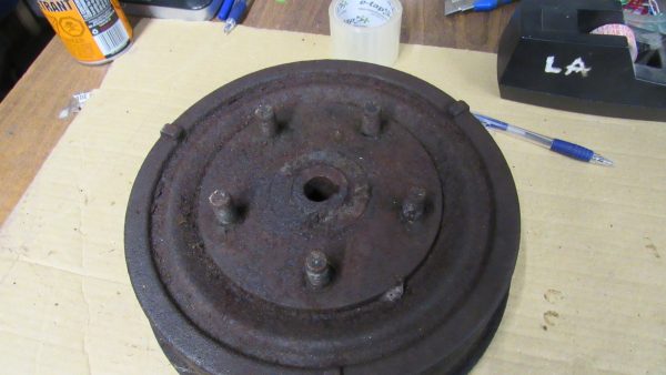 **USED** Harley Servi-car Rear Brake Drum and Hub. P/N 83800-51 & 83801-51 - Image 3