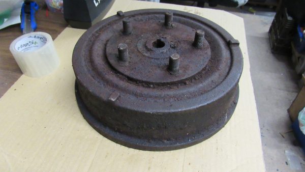 **USED** Harley Servi-car Rear Brake Drum and Hub. P/N 83800-51 & 83801-51 - Image 2