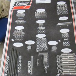 Harley Panhead Cadmium Stock Style Hardware Kit. 1958-65