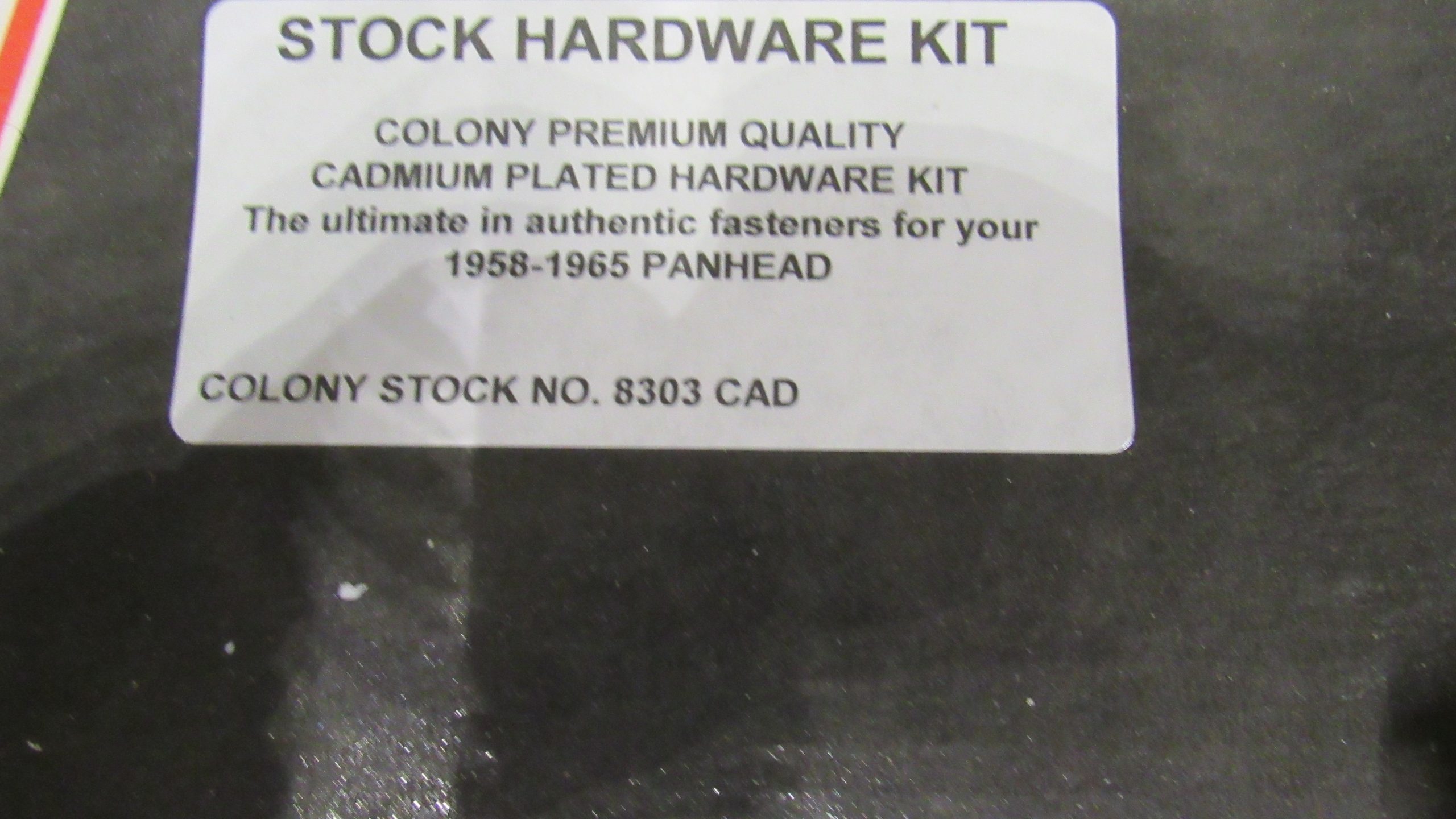 Harley Panhead Cadmium Stock Style Hardware Kit. 1958-65 - Image 6