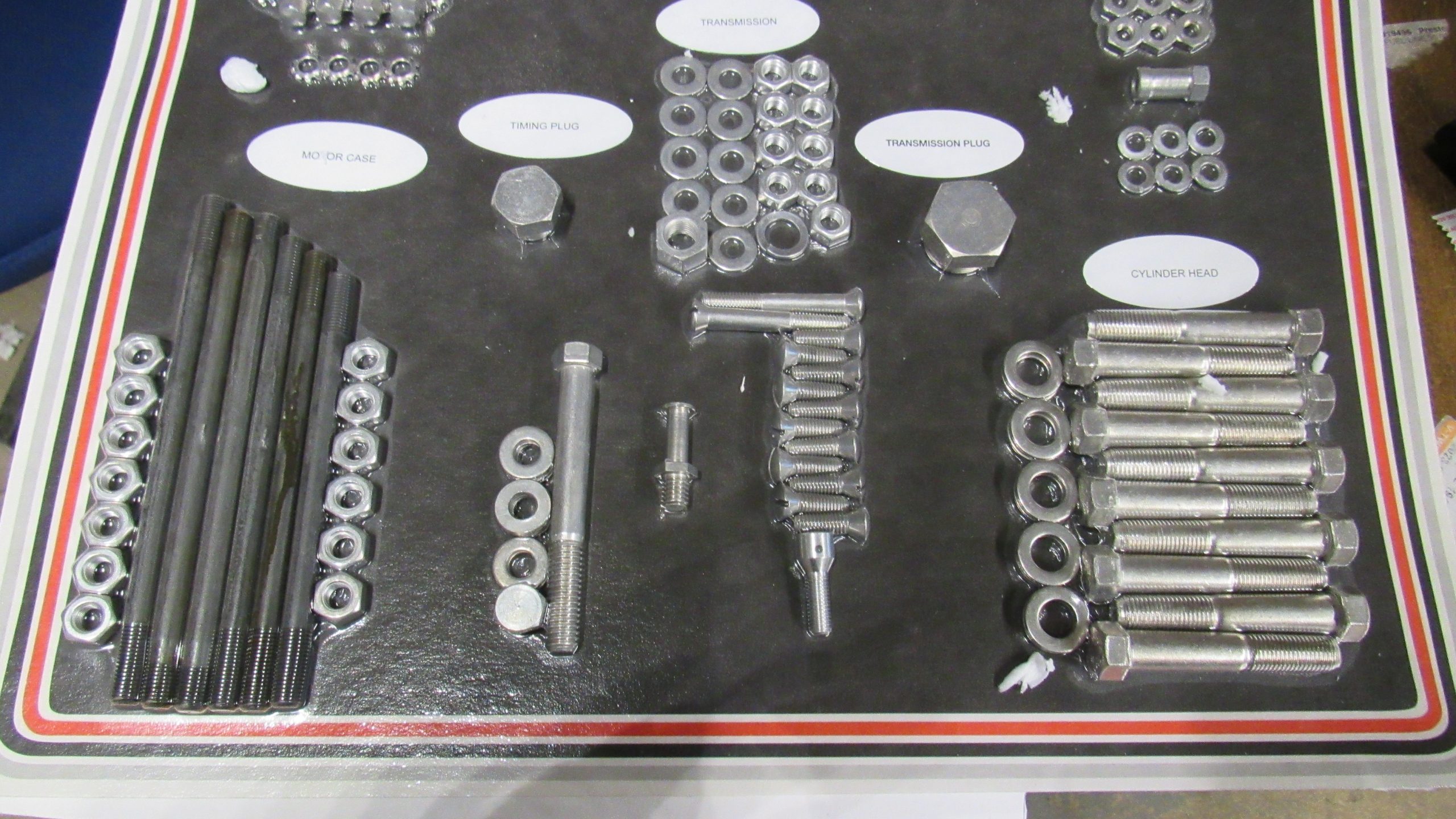 Harley Panhead Cadmium Stock Style Hardware Kit. 1958-65 - Image 3