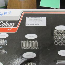 Harley Panhead Cadmium Stock Style Hardware Kit. 1948-57