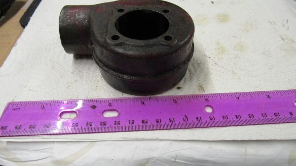 **USED**Harley 45 Flathead Military Linkert Air Filter Nose. 1941-UP. P/N 1406-41M Or 29070-41. "RARE" - Image 2
