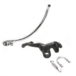 Harley 45 Flathead Solo Jiffy Kickstand Assembly **Chrome Leg**1936-52 P/N 50002-32