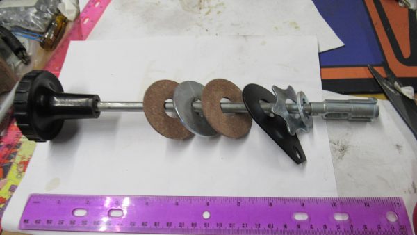 New BSA M20 Complete Front Fork Girder Steering Damper Kit Assembly.