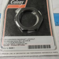 Harley Knucklehead,Panhead.Shovelhead Transmission Drive Gear Nut & Lock Tab.1936-84  P/N 35211-36