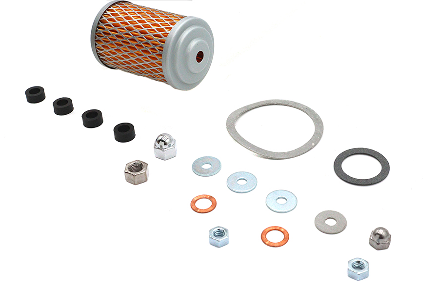 Harley Panhead Oil Filter Canister Rebuild Kit. 1948-64. - Image 3
