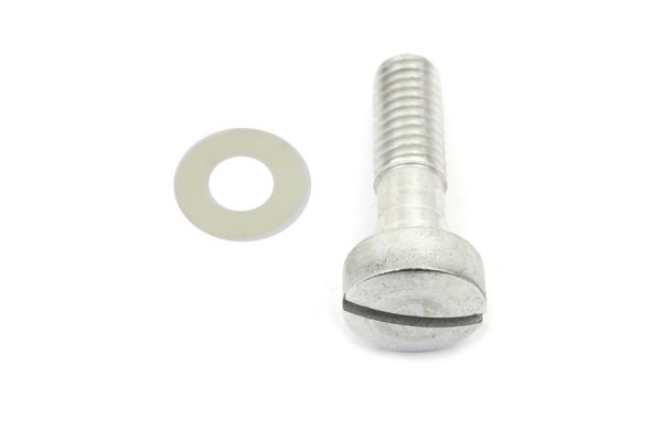 Harley Panhead Oil Passage Bolt Cadmium. 1963-65. P/N 25218-63 - Image 2